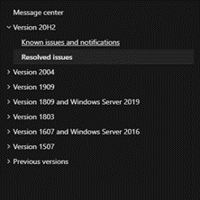 resolved issues in windows 10