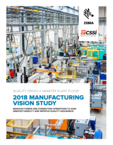zebra 2018 Manufacturing Vision Study