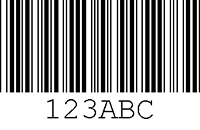 Code 128 barcode symbology