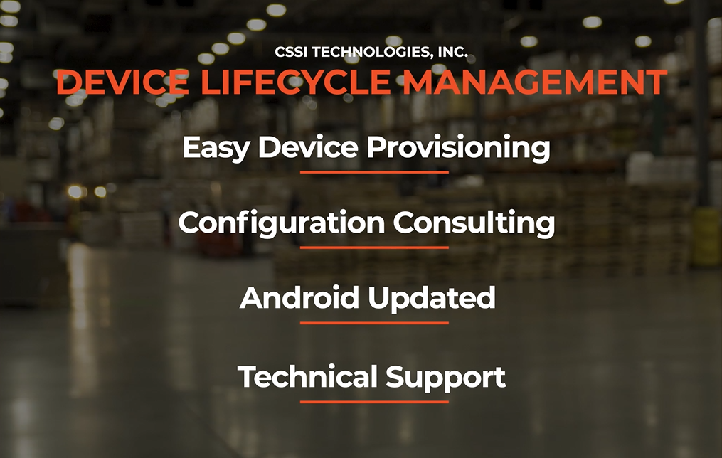 CSSI Device Lifecycle Management